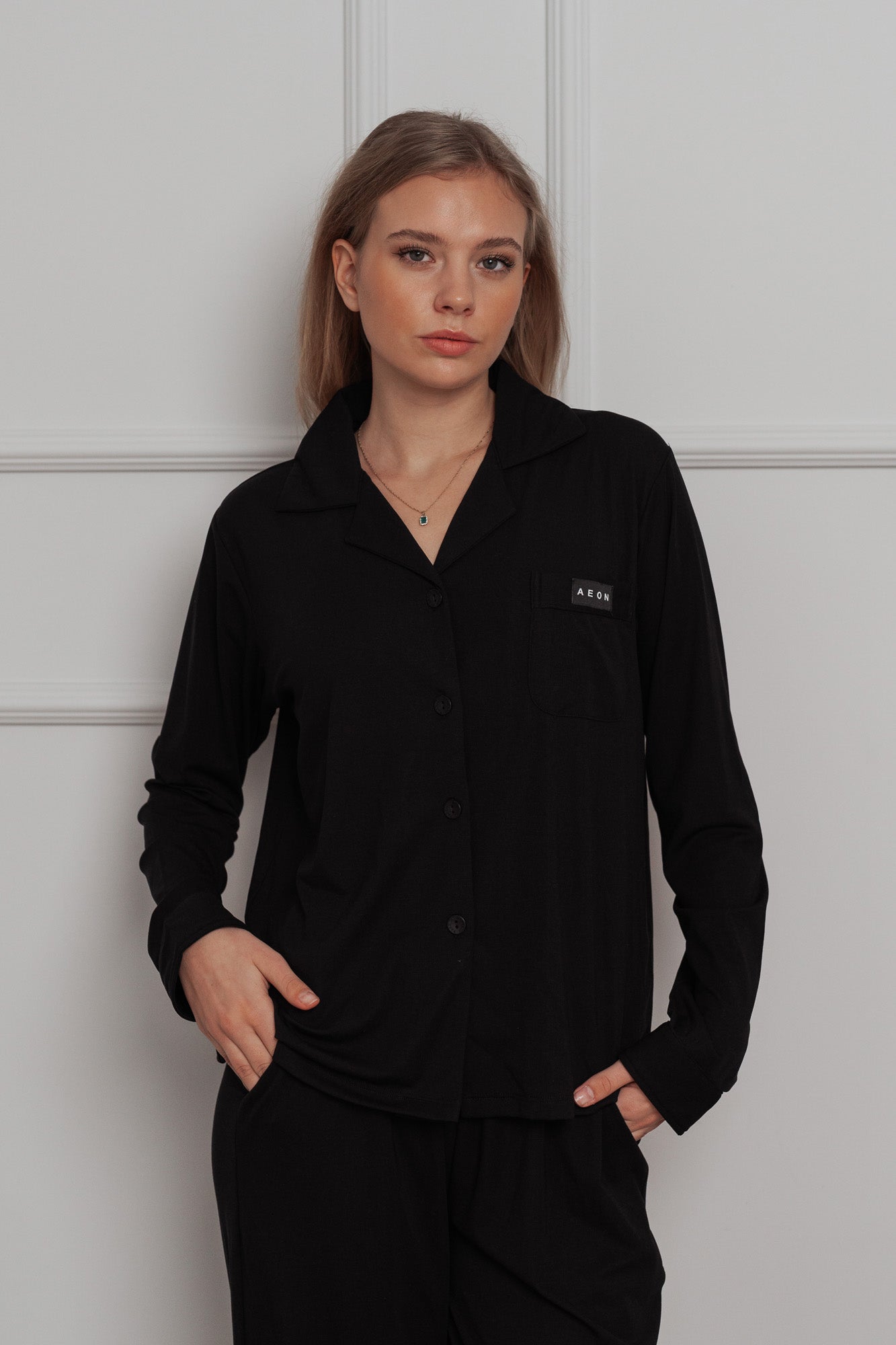 EASE PYJAMA BUNDLE - BLACK (2-PIECE)