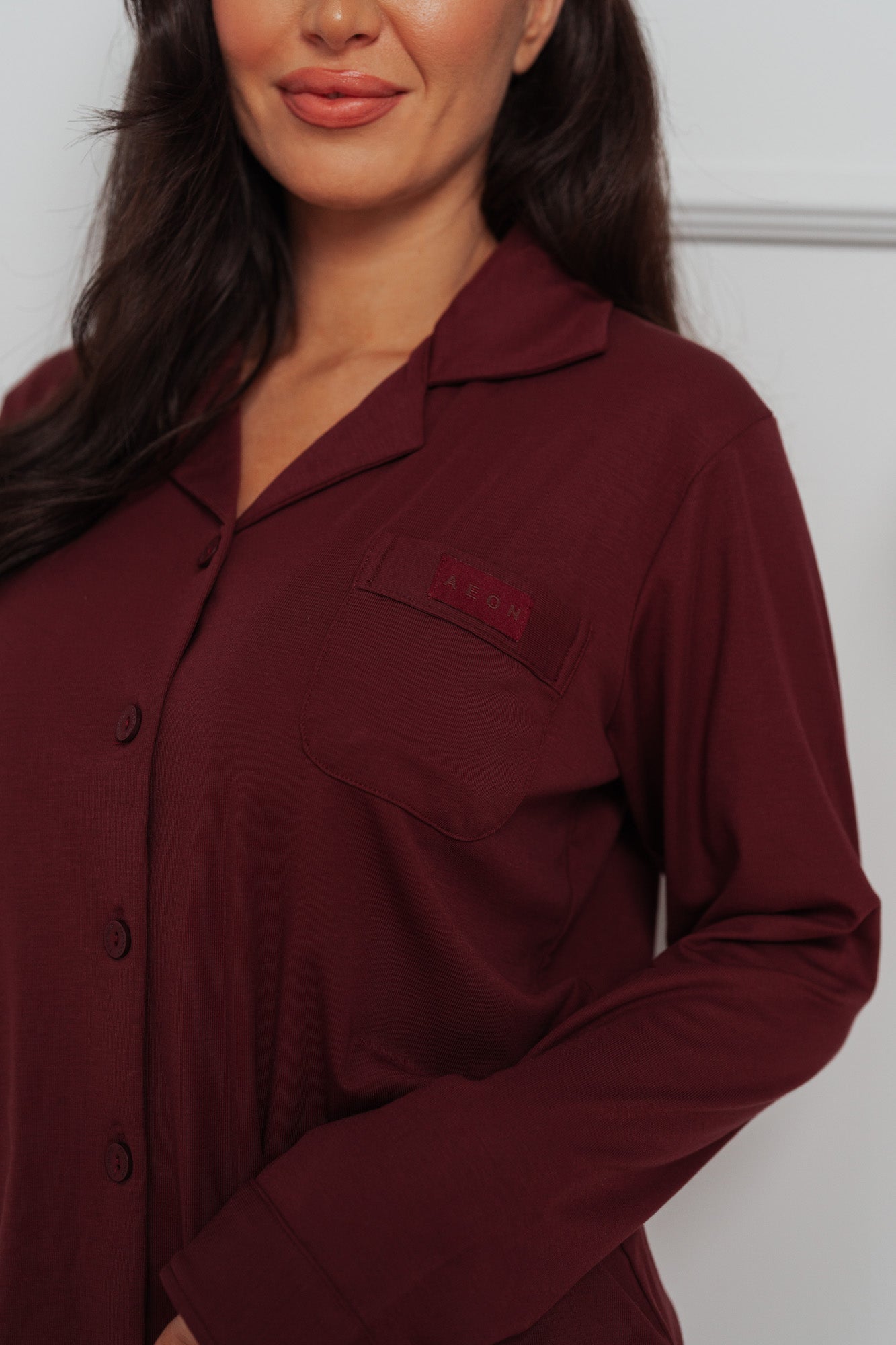 EASE PYJAMA BUNDLE - BURGUNDY (2-PIECE)