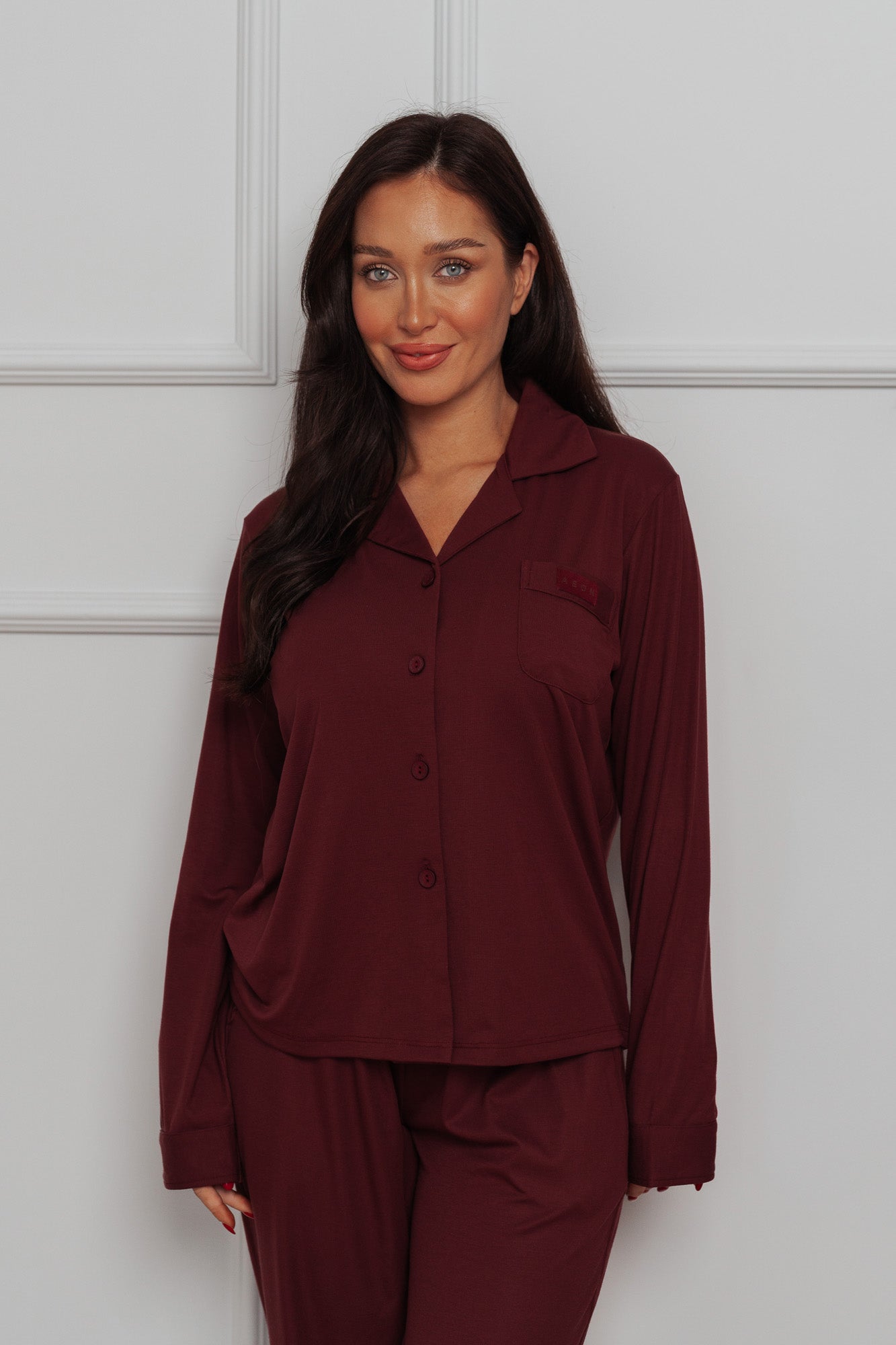 EASE PYJAMA BUNDLE - BURGUNDY (2-PIECE)