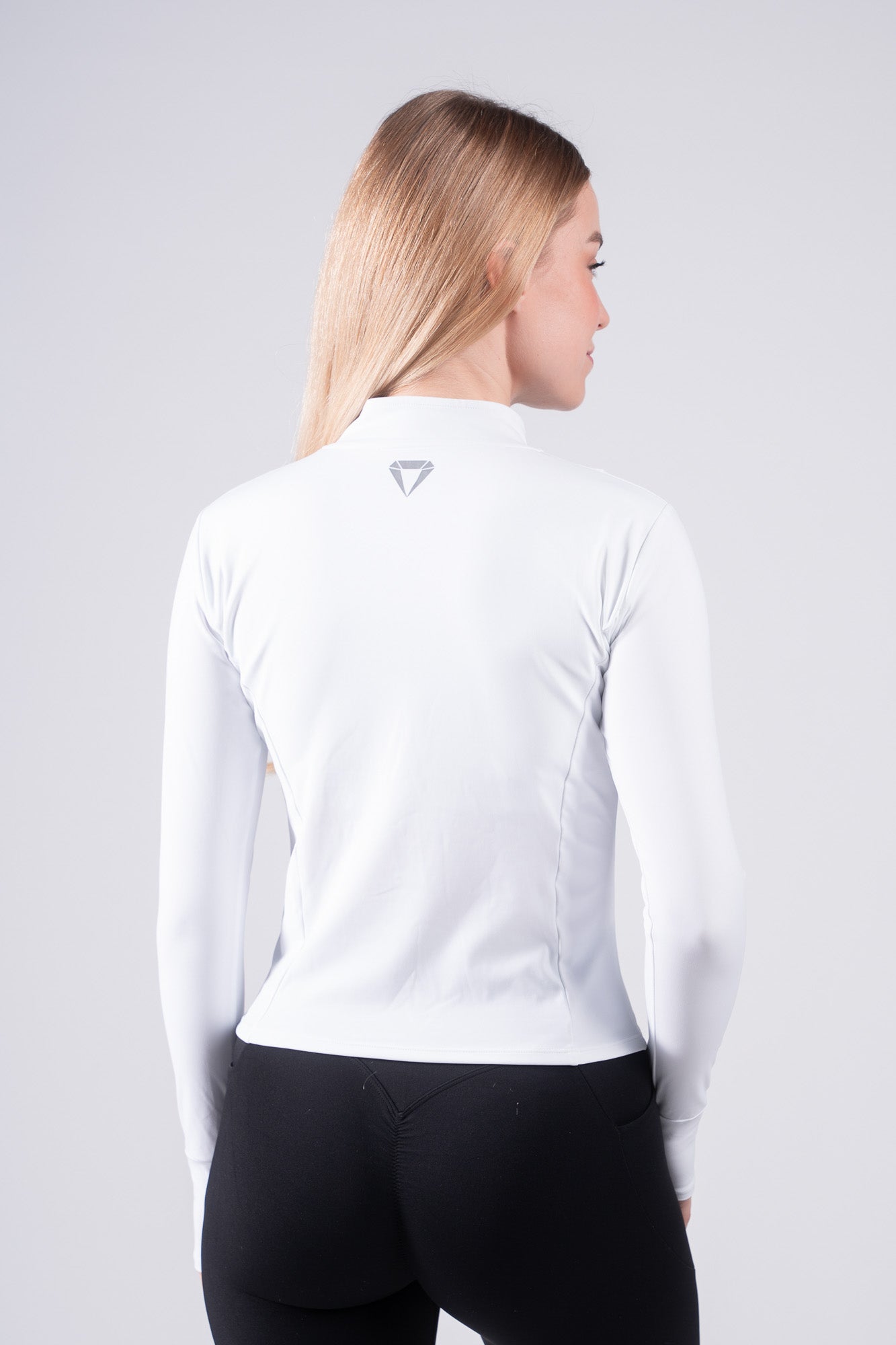 SECOND SKIN HALF ZIP TEE