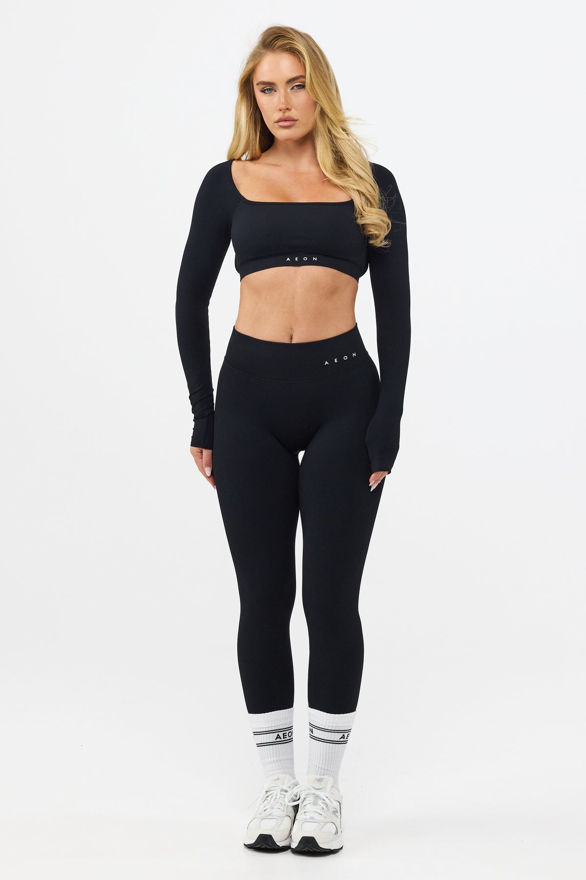 MOTION LONG SLEEVE CROP TOP V2