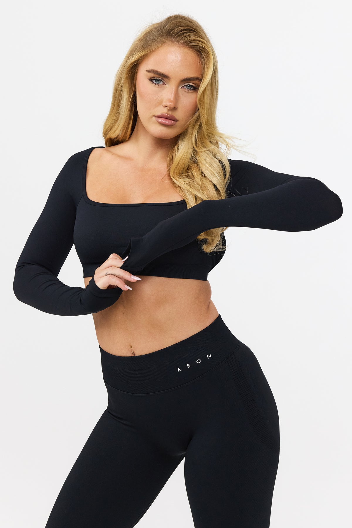 MOTION LONG SLEEVE CROP TOP V2