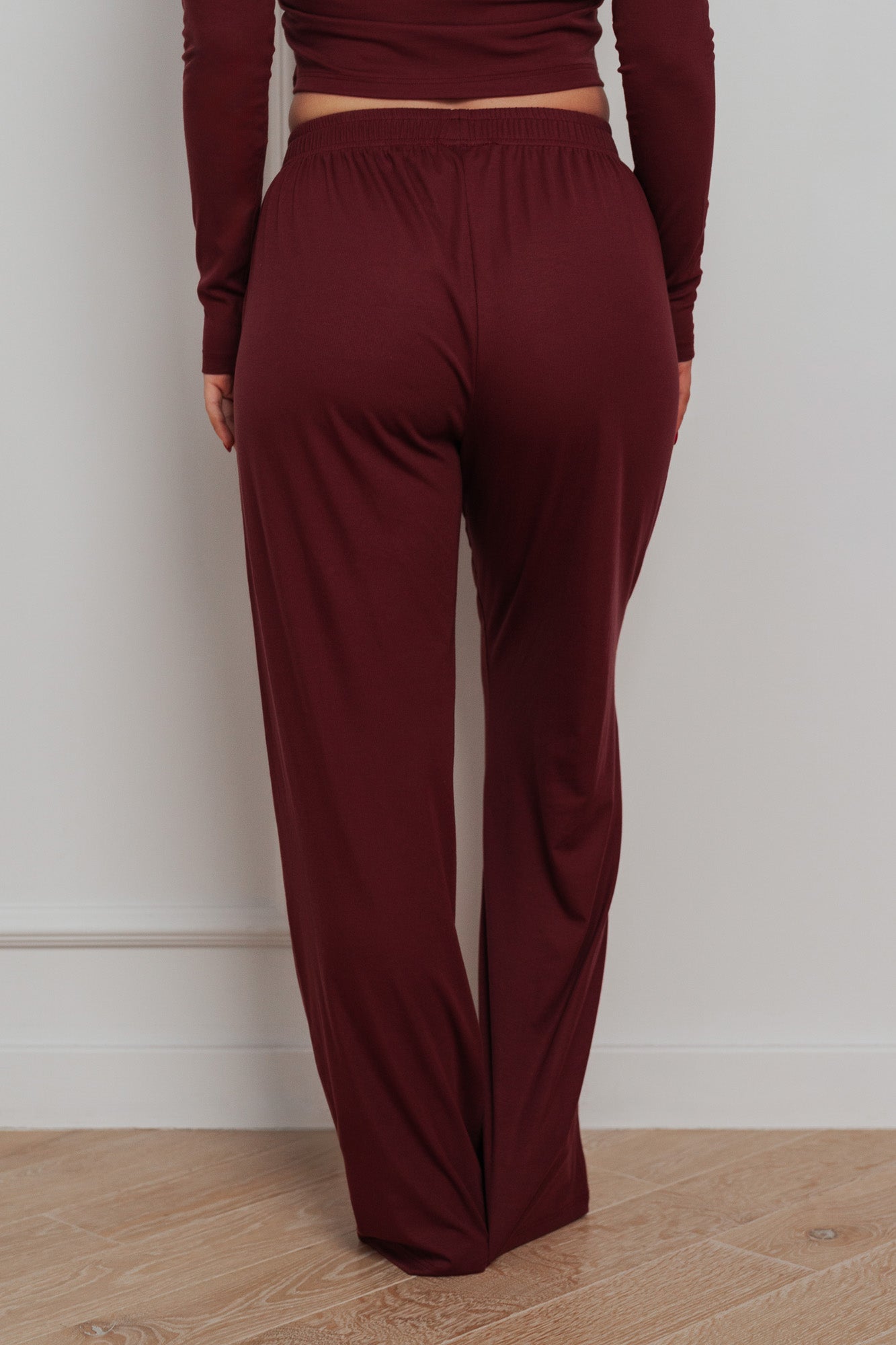 EASE PYJAMA BUNDLE - BURGUNDY (2 - PIECE) - Aeon Athletics