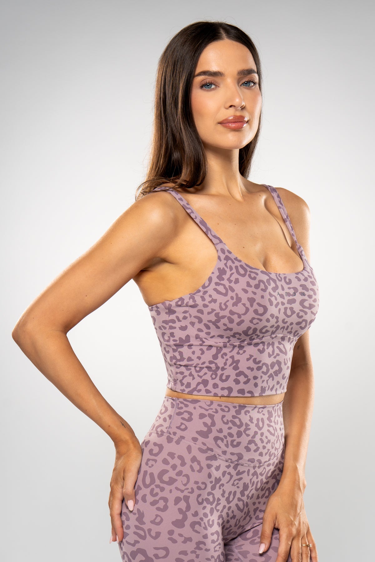 SECOND SKIN LEO CROP TOP - Aeon Athletics