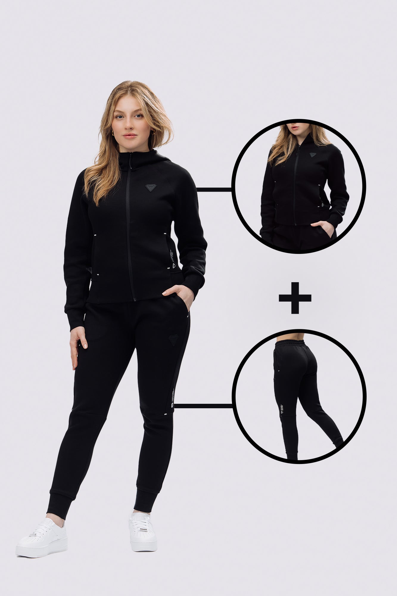 Aeon TechPRO Womens Tracksuit Bundle - Black (2-piece)