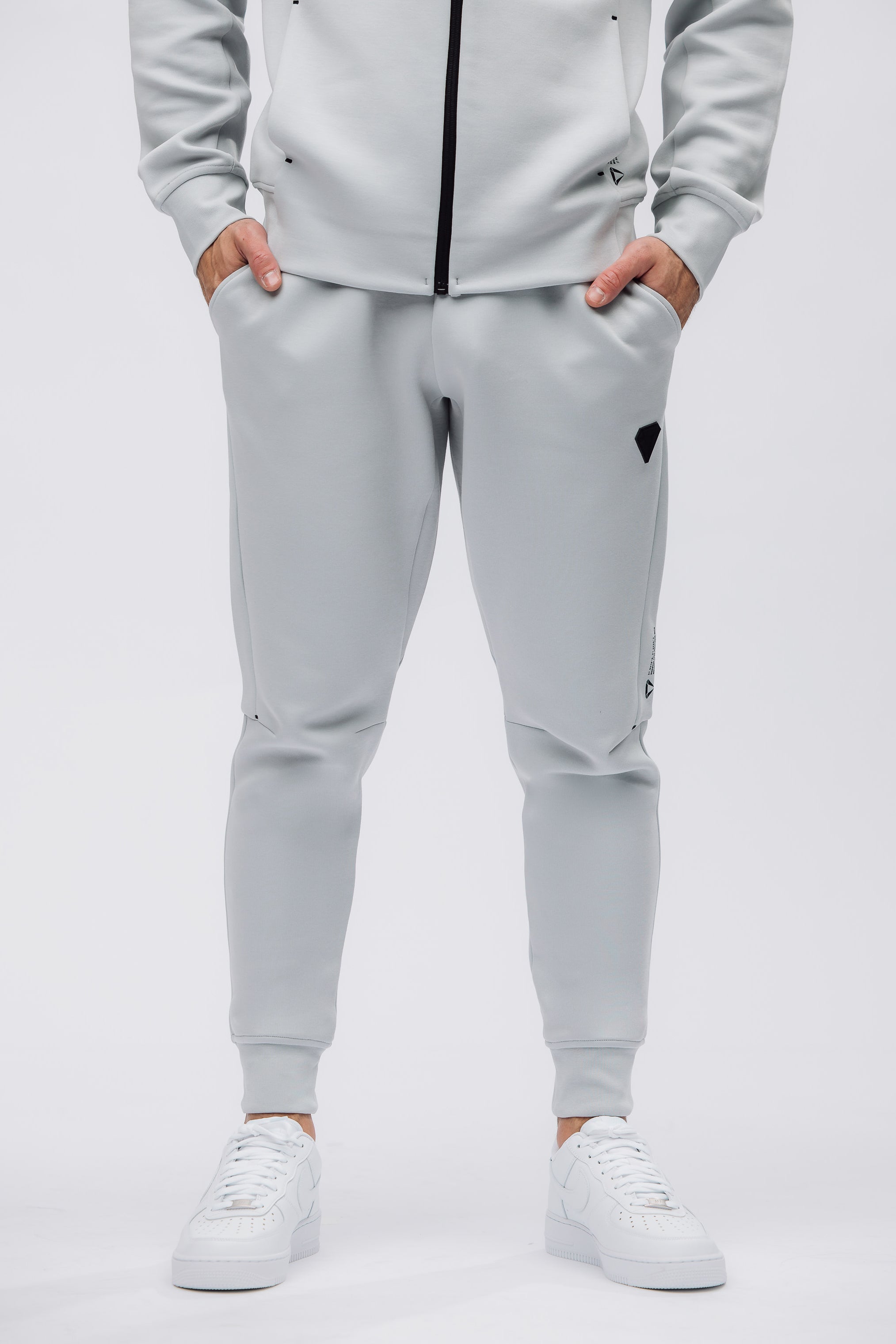 TECHFIT MENS TRACKSUIT BUNDLE - WOLF GREY (2-PIECE)