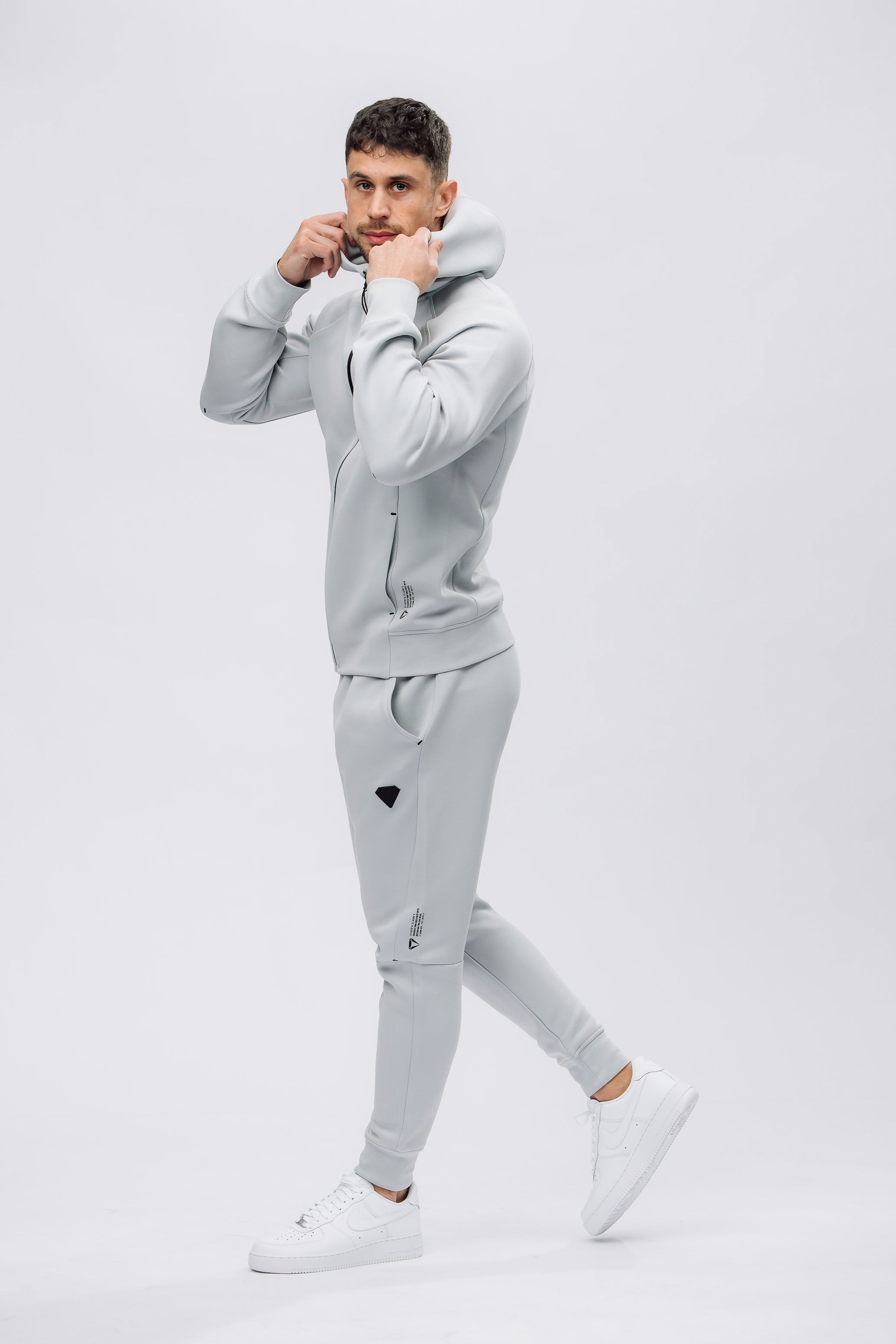 TECHFIT MENS TRACKSUIT BUNDLE - WOLF GREY (2-PIECE)