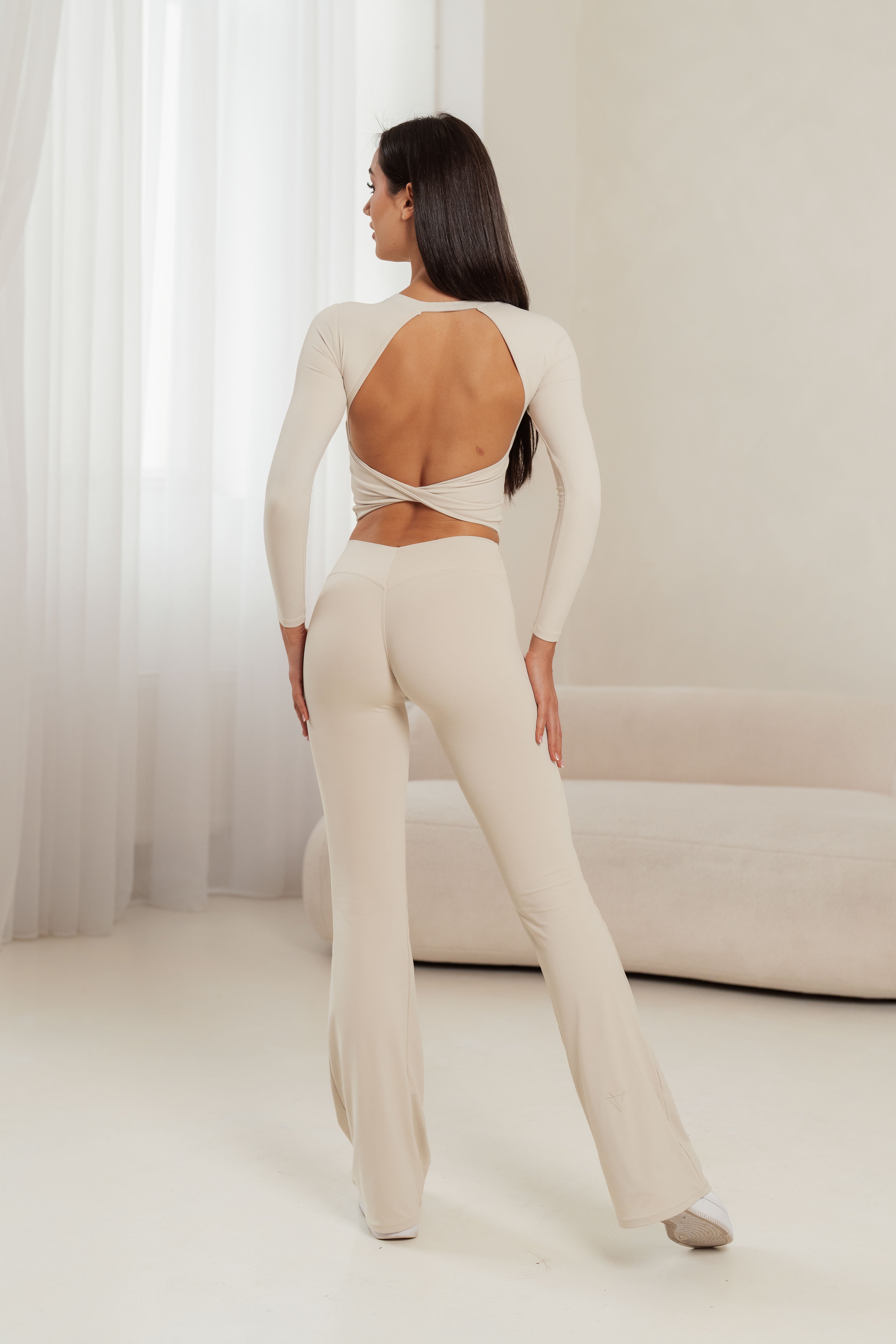 SECOND SKIN SCULPT FLARED LEGGINGS