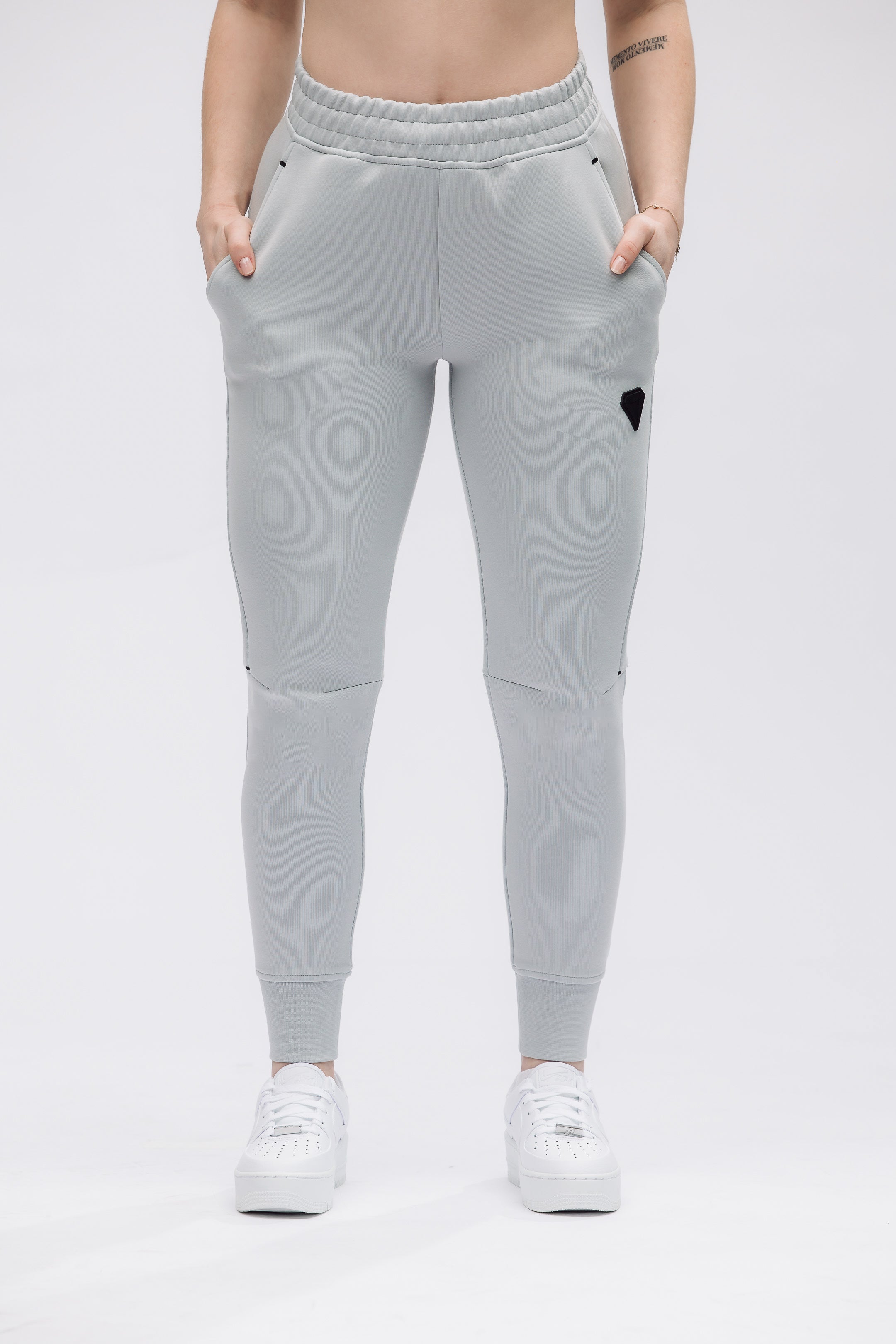 TECHFIT WOMENS TRACKSUIT BUNDLE - WOLF GREY (2-PIECE)