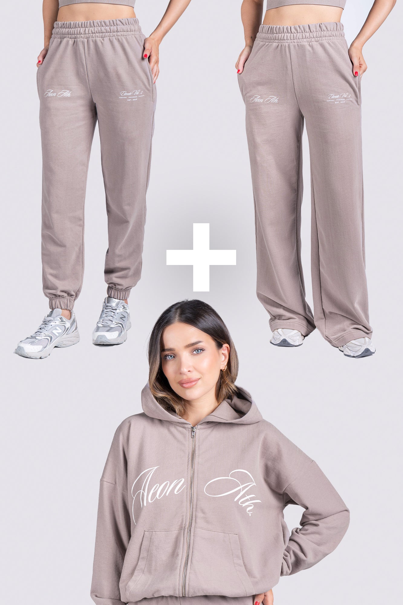 ELEVATE TRACKSUIT BUNDLE - MOCHA (3-PIECE)