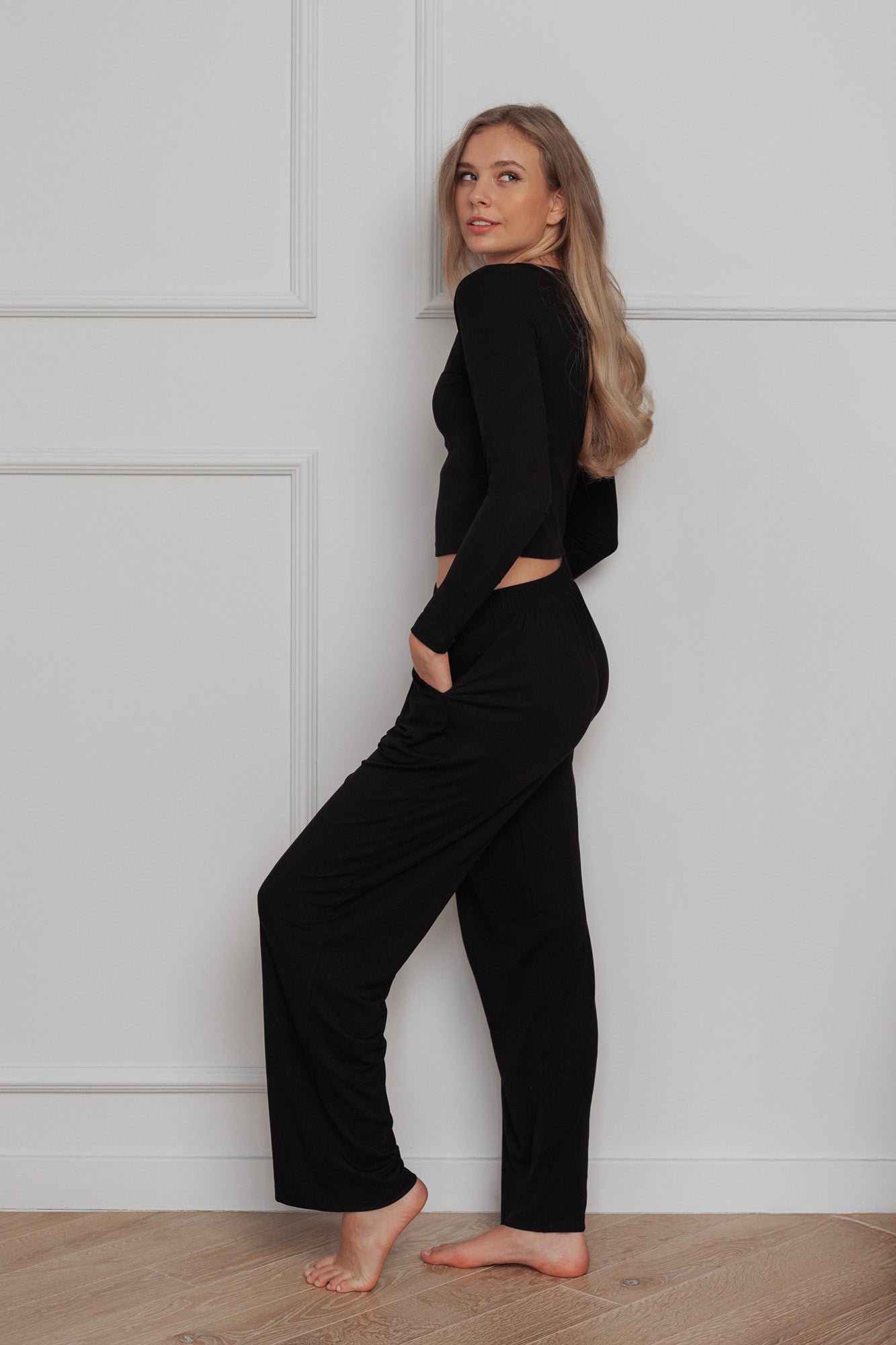 EASE PYJAMA BUNDLE - BLACK (2-PIECE)