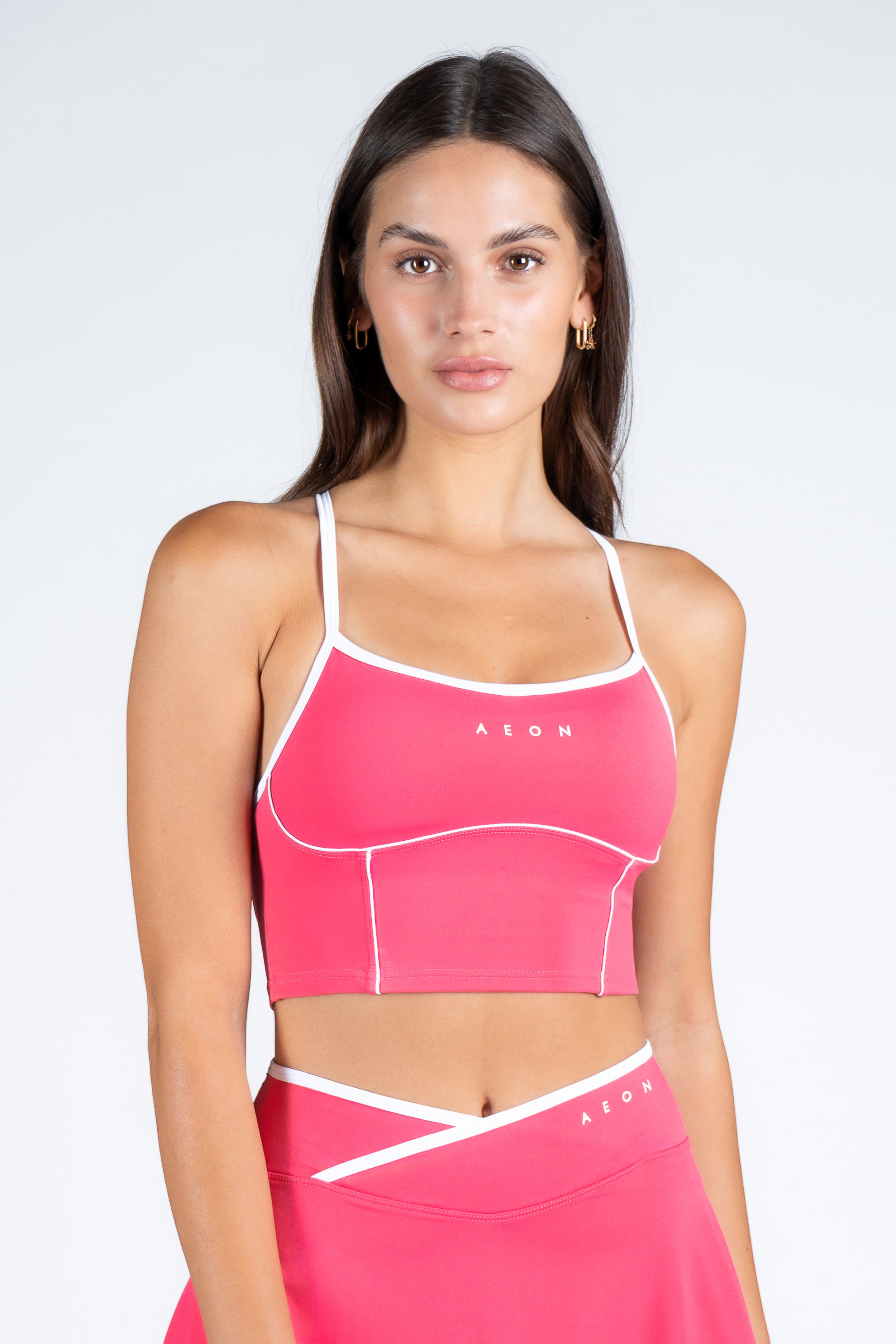 SECOND SKIN CONTRAST CROP TOP