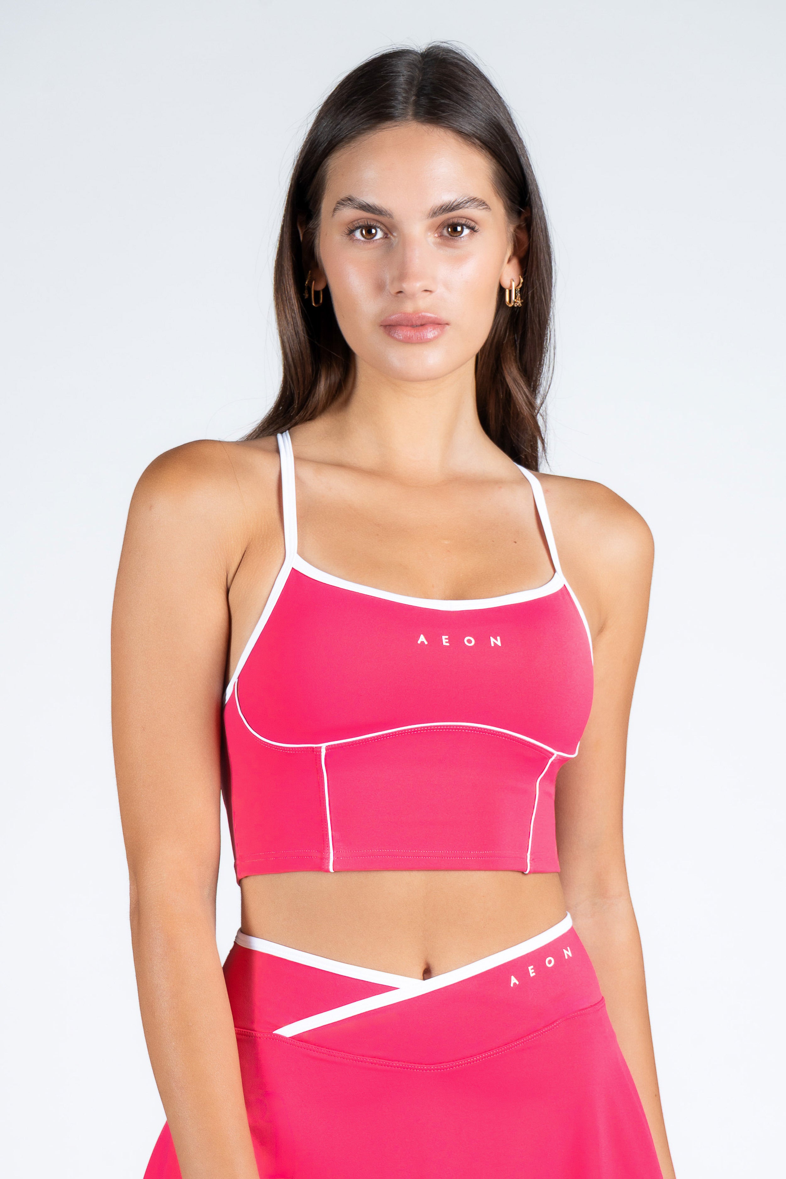 SECOND SKIN CONTRAST CROP TOP