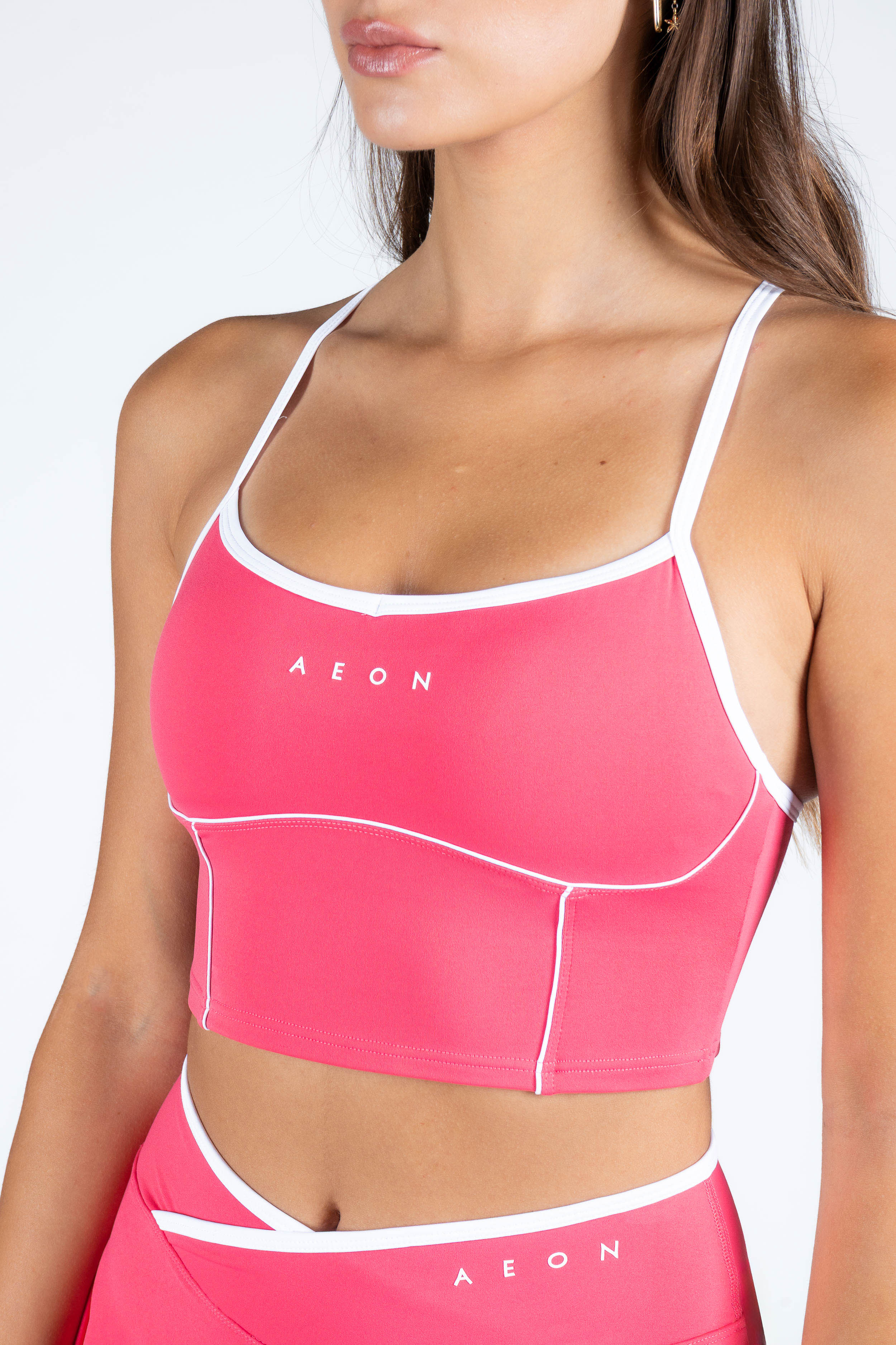 SECOND SKIN CONTRAST CROP TOP