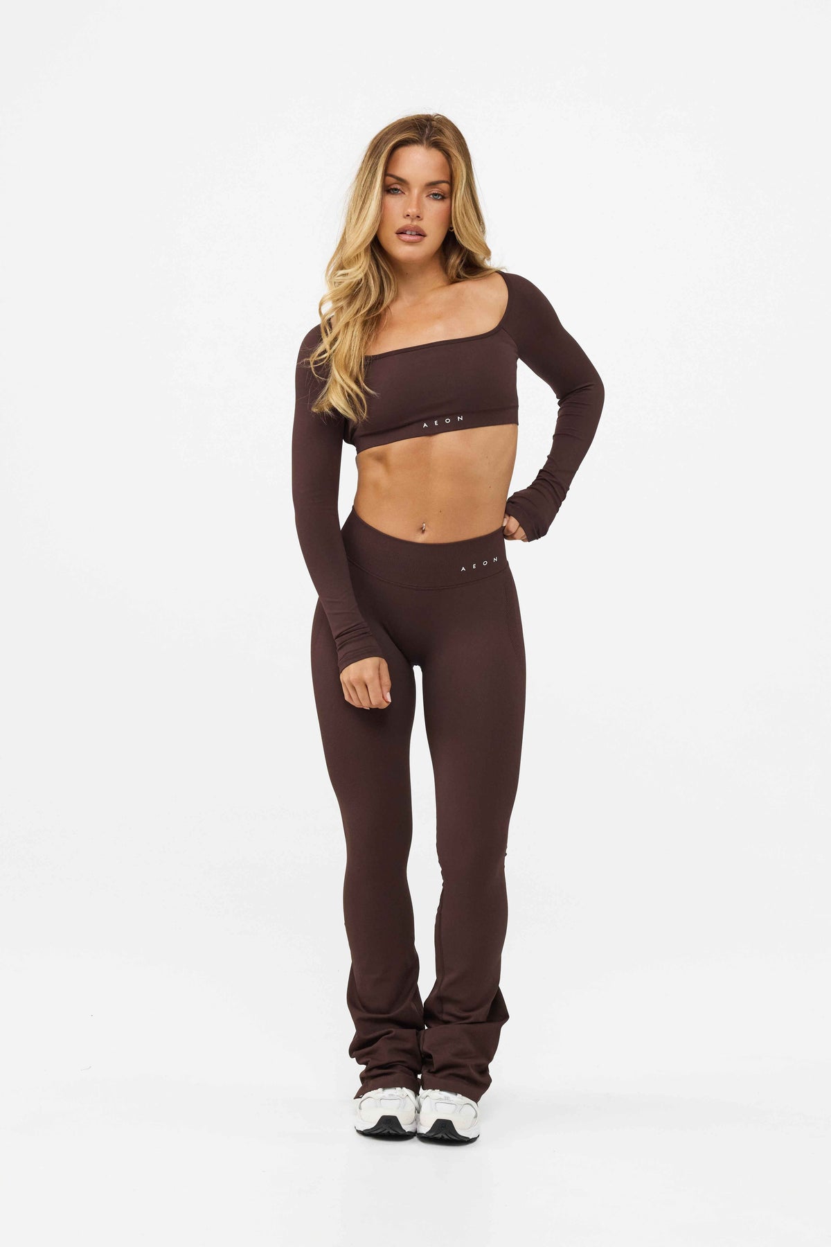 MOTION MID WAIST SCRUNCH FLARED LEGGINGS V2