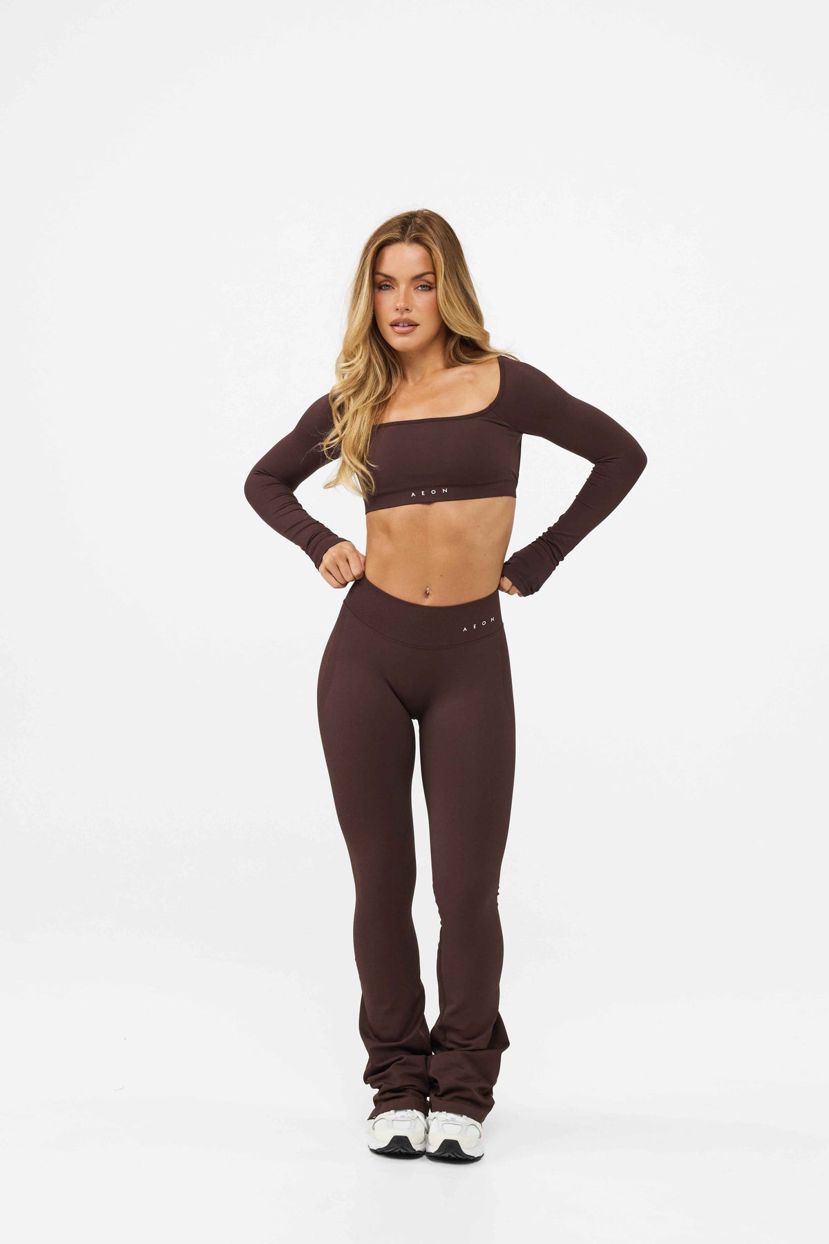 MOTION MID WAIST SCRUNCH FLARED LEGGINGS V2