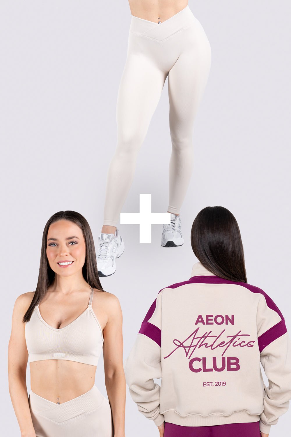 EMPOWER BUNDLE - FULL CREAM (3 - PIECE) - Aeon Athletics