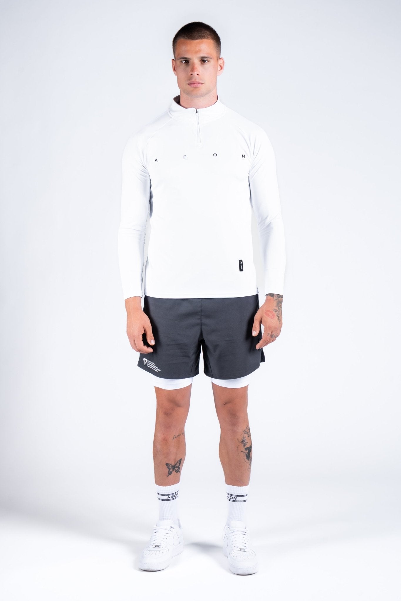 Aeon Icon Performance Half Zip Tee