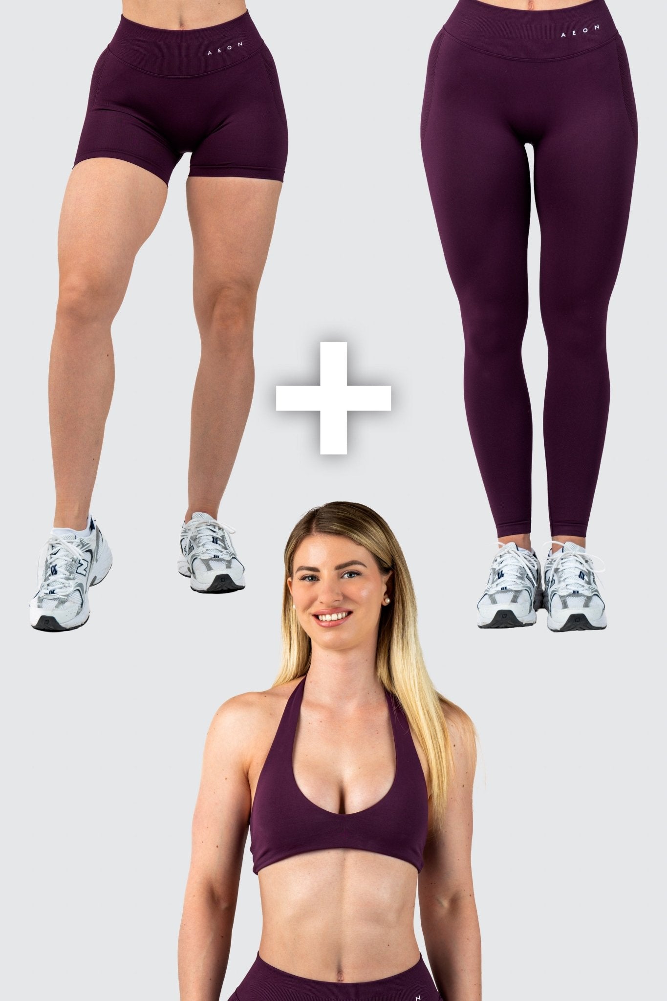 MOTION BUNDLE V2 - BLACKBERRY (3 - PIECE) - Aeon Athletics