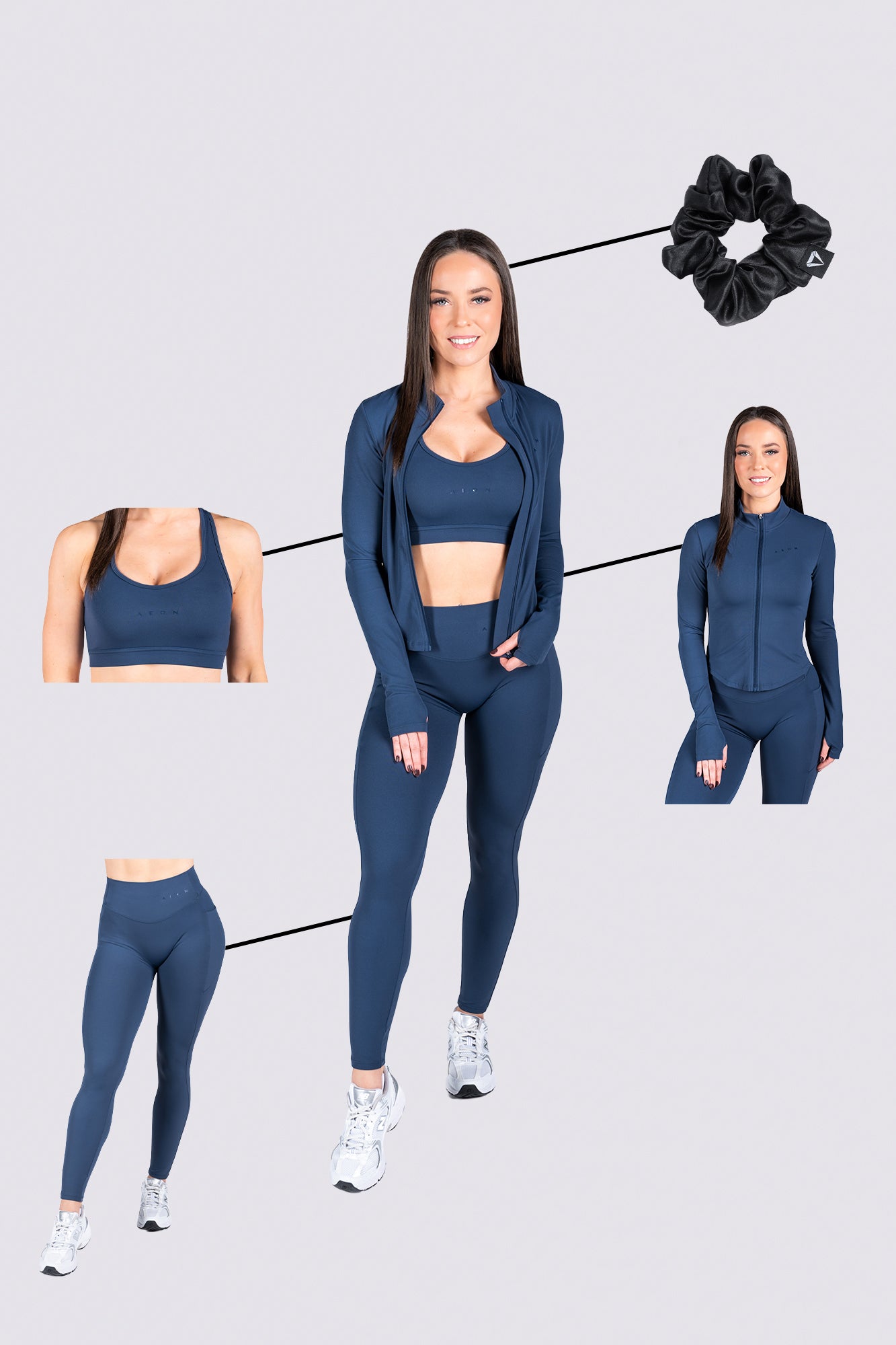 SECOND SKIN BUNDLE - STEEL BLUE (4 - PIECE) - Aeon Athletics