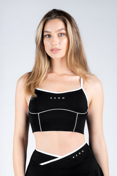 Aeon Second Skin Contrast Crop Top