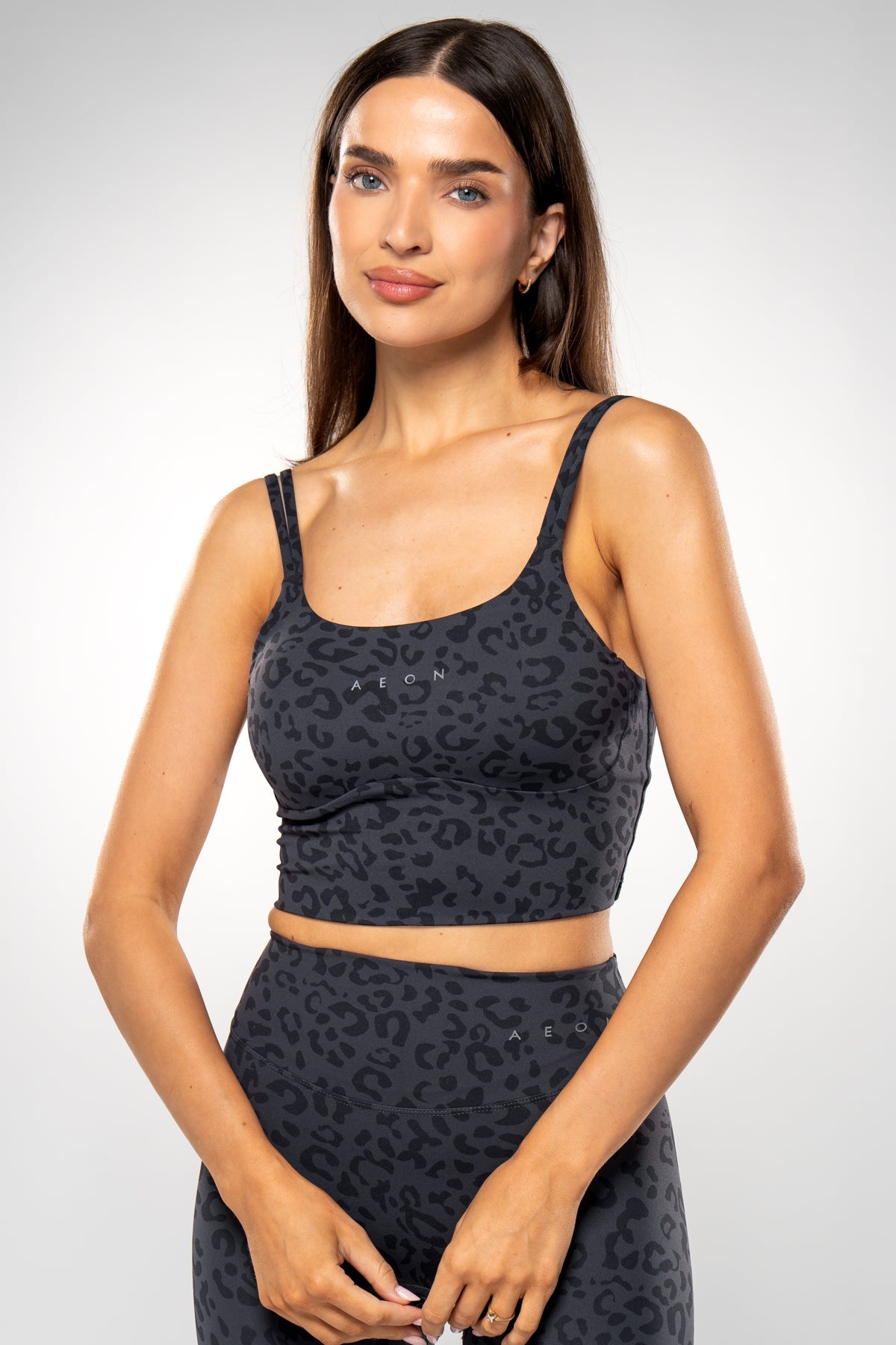 SECOND SKIN LEO CROP TOP - Aeon Athletics