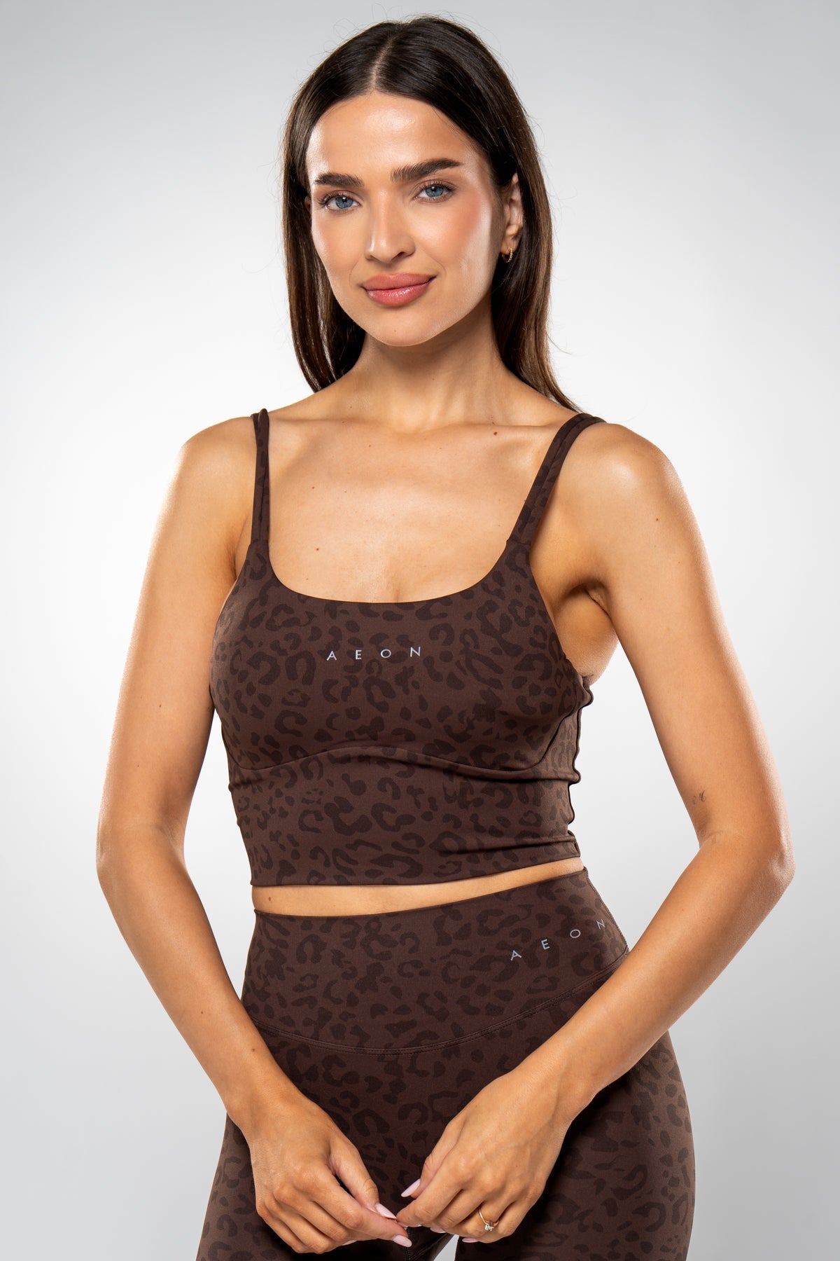 SECOND SKIN LEO CROP TOP - Aeon Athletics