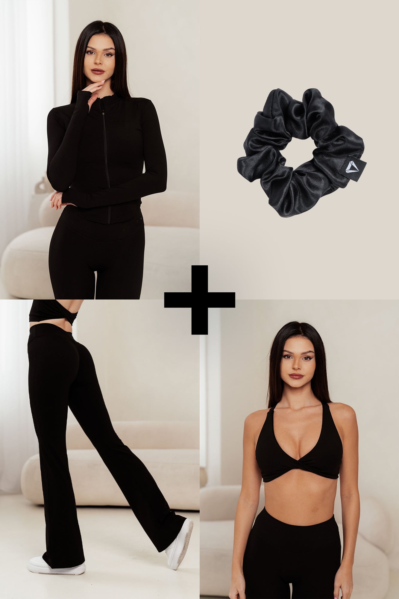 SECOND SKIN SCULPT BUNDLE - BLACK (4 - PIECE) - Aeon Athletics