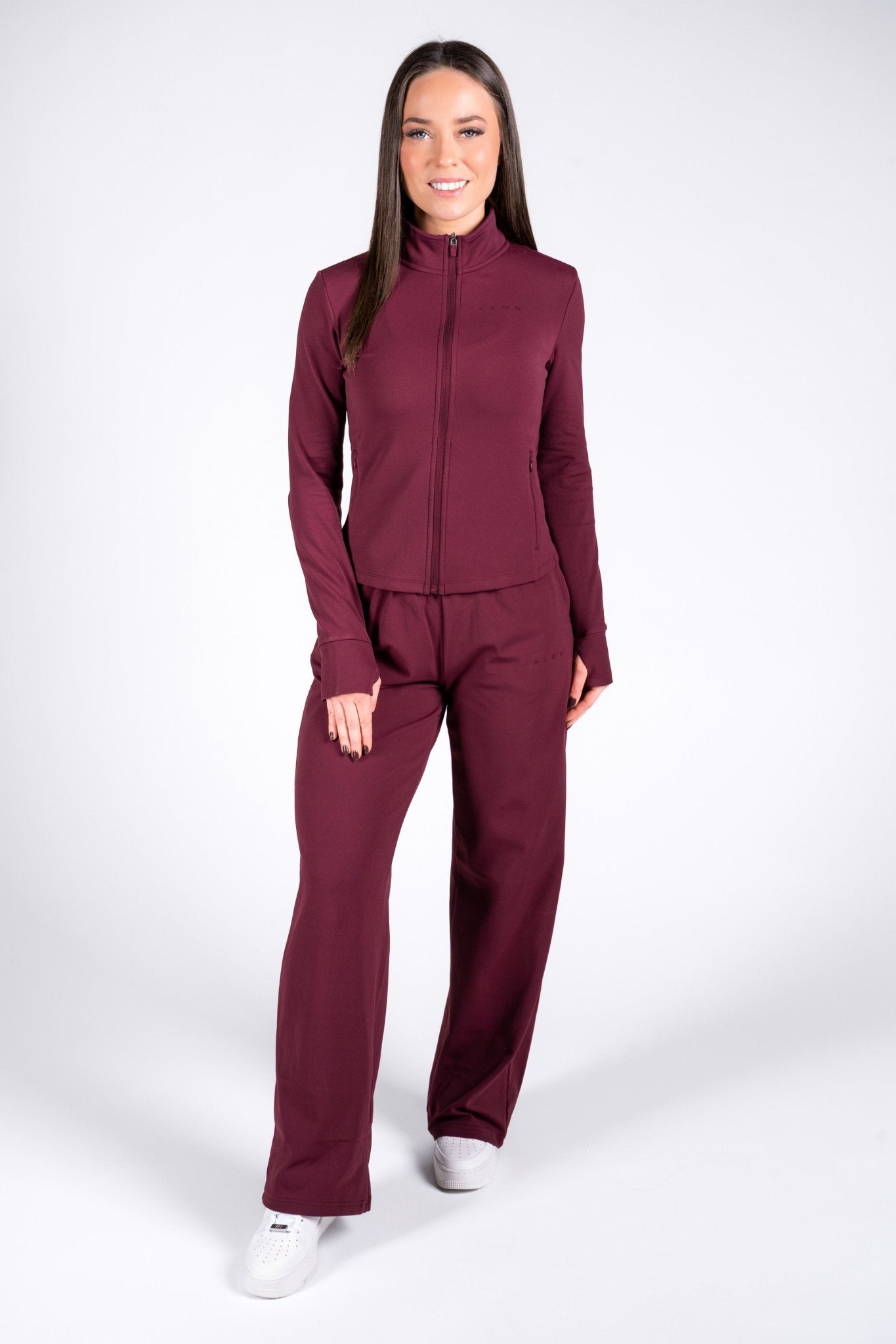 SECOND SKIN TRACKSUIT BUNDLE - BURGUNDY (2 - PIECE) - Aeon Athletics